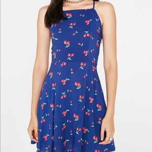 Cherry-Printed Sun Dress